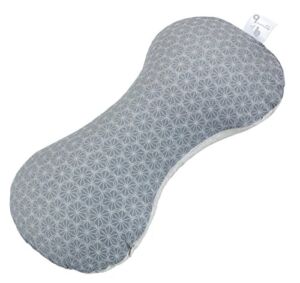 Babymoov Mom & Baby Pillow | Ultra Soft Cushion for Sleeping, Reading, Leg Support, Pregnancy, Nursing & Breastfeeding Gray 22x12x6.5 Inch (Pack of 1)