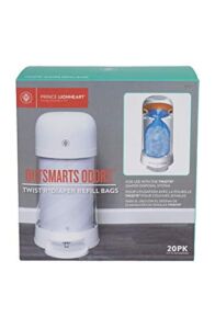 Prince Lionheart TWIST’R Diaper Disposal Refill Bags, 20 Pack