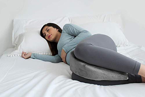 Eklo by PharMeDoc Pregnancy Pillows for Sleeping Wedge Pillow, Plush Cover Grey, Maternity Pillow, Belly Wedge Memory Foam, Pregnancy Must Haves, New Mom Gifts for Women | The Storepaperoomates Retail Market - Fast Affordable Shopping