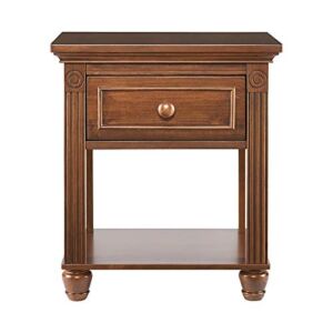 Baby Cache Montana Collection 1 Drawer Nightstand, Brown Sugar