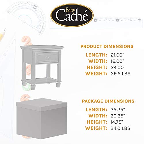 Baby Cache Montana Collection 1 Drawer Nightstand, Brown Sugar | The Storepaperoomates Retail Market - Fast Affordable Shopping