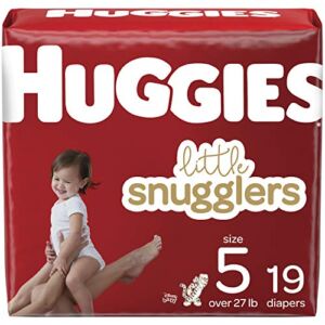 Huggies Little Snugglers, Baby Diapers, Size 5, 19 Count