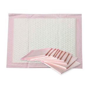 Disposable Waterproof underpads for Babies Portable Diaper Changing pad 20 Pack (Pink, 13x18inch)