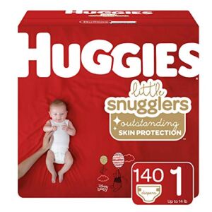 Huggies Little Snugglers Baby Diapers, Size 1, 140 Ct