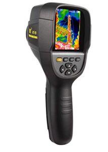 Hti-Xintai Higher Resolution 320 x 240 IR Infrared Thermal Imaging Camera. Model HTI-19 with Improved 300,000 Pixels, Sharp 3.2in Color Display Screen, Battery Included. Lightweight Comfortable Grip.
