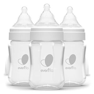 Evenflo Feeding Balance + Wide Neck Glass Bottles – 6oz 3 Pack