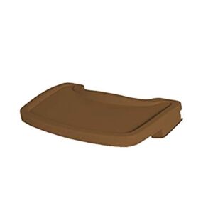 Rubbermaid Commercial Products Food Tray for Sturdy High-Chair, Brown (1819680)
