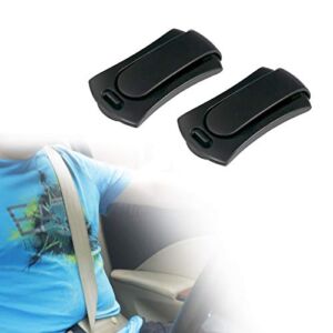 Prova Tech Seatbelt Adjuster, 2 Pack Comfortable and Universal Seat Belt Clip Cover – No Irritation