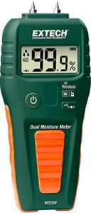 Extech MO53 Pinless Moisture Meter, for Non-Invasive Measurements on Wood and Building Materials