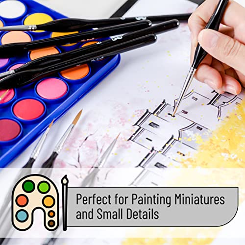 Mr. Pen- Miniature Paint Brushes, 9 Pcs, Detail Paint Brush Set, Fine Paint Brush, Mini Paint Brushes, Thin Paint Brushes, Tiny Paint Brushes, Micro Paint Brush | The Storepaperoomates Retail Market - Fast Affordable Shopping