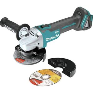 Makita XAG04Z-R 18V LXT Lithium-Ion Brushless Cordless 4-1/2 / 5 in. Cut-Off/Angle Grinder, (Tool Only) (Renewed)