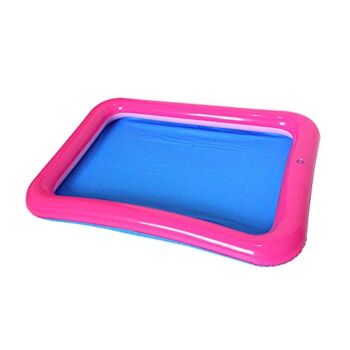 Topwon Inflatable Sand for Kids/Sand Tray/Sand Molds/Inflatable Sand/Portable Sand Tray /Sand Tray Lid (23.6×17.7Inch, Random Color) | The Storepaperoomates Retail Market - Fast Affordable Shopping