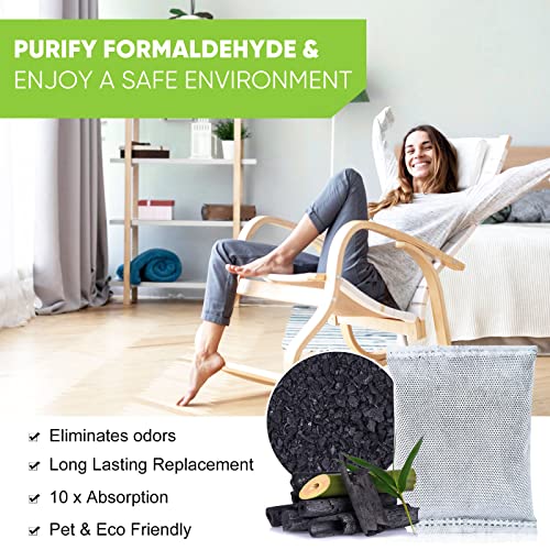 Charcoal Bags Odor Absorber, Activated Bamboo Charcoal Air Purifying Bag – Car Air Freshener, Shoe Deodorizer, Odor Eliminator For Home, Pet & Closet | The Storepaperoomates Retail Market - Fast Affordable Shopping