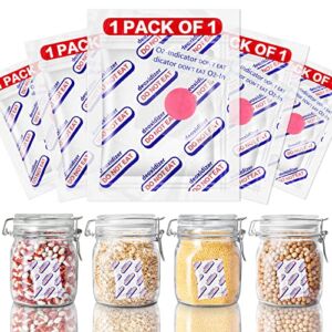 100 Pack 300cc Individually Wrapped Oxygen Absorbers For Food Storage ( 1 Pack Of 1 ) O2 Absorbers Food Grade Oxygen Absorbers for Long Term Food Storage, Best for Flour Sugar Keep within Mylar Bags