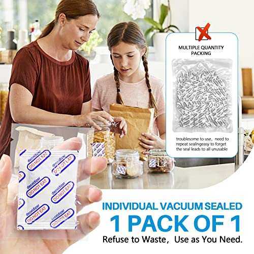 100 Pack 300cc Individually Wrapped Oxygen Absorbers For Food Storage ( 1 Pack Of 1 ) O2 Absorbers Food Grade Oxygen Absorbers for Long Term Food Storage, Best for Flour Sugar Keep within Mylar Bags | The Storepaperoomates Retail Market - Fast Affordable Shopping