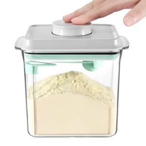 Airtight Food Storage Container Sets, Pop Up Food Containers With Lids, Stackable Formula Container for Rice Coffee Flour Sugar Cereal (1700 ML)