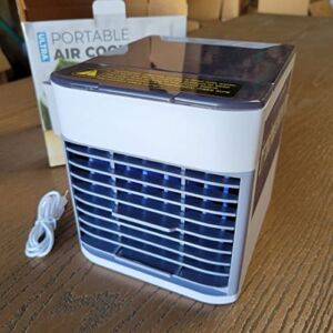 Premium Evaporative Air-Cooler, Powerful, Quiet, Lightweight Oscillating Portable Air Cooler, Hydro-Chill Technology For Bedroom, Office, Living Room