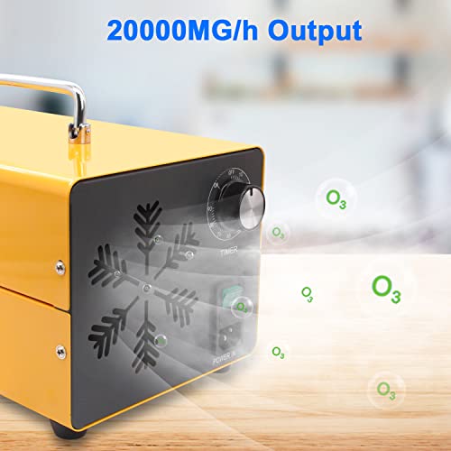 20000mg/h Ozone Machine Generator for Odor Removal Ozonator O3 Machine for Home Car Office Large Room | The Storepaperoomates Retail Market - Fast Affordable Shopping
