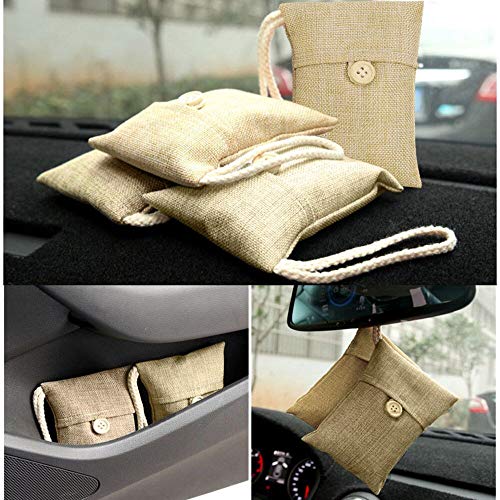5Pcs bag Car Charcoal Activated Carbon Air Odor Tempreture charcaol (Beige, One Size) | The Storepaperoomates Retail Market - Fast Affordable Shopping