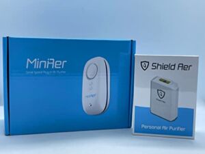 Shield Aer + Mini Aer Combo Personal and single room air purifier