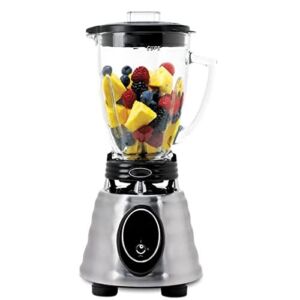 6-Cup Glass Jar 2-Speed CountertopBlender, Brushed Stainless