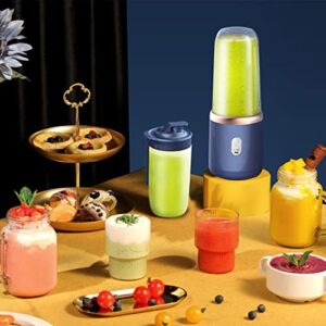 400mL Portable 𝙱lender, Mini 𝙱lender, Fruit Juicer, With 6 Blades, USB Rechargeable, For Sports Travel And Outdoors