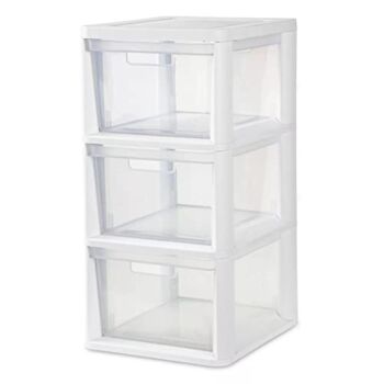 Sterilite 3-Drawer Tower – White | The Storepaperoomates Retail Market - Fast Affordable Shopping