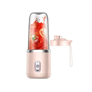 Portable Blenders Mini Fruit Juicer Personal Handheld Eletric USB Juicer Cup Shakes Smoothies Blenders with 6 Blades for Sports Travel Outdoors