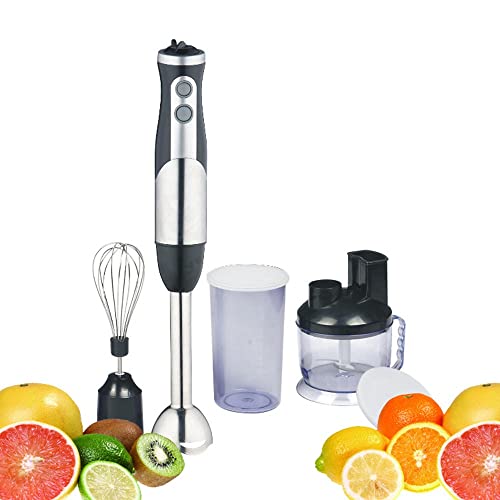 Immersion Blender 2-Speed Hand Blender Continuously Variable Speed with Food Processor Chopper Egg Whisk Hand Blender/Mixer Ergonomically Handle Designed Heavy Duty Copper Motor 800W (Color : White) | The Storepaperoomates Retail Market - Fast Affordable Shopping