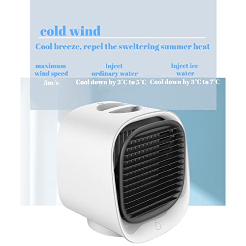 HJINGBIN House Air Conditioning, 7-Color Led 3-Speed Wind Speed Air Con Machine for Home, Professional Strong Aircondition for Bedroom Home Office Outdoor Usage | The Storepaperoomates Retail Market - Fast Affordable Shopping