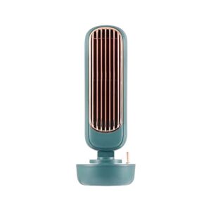 Charella #8oj2zz Portable Air Conditioner USB Retro Tower Fan Spray Water Fan Wet Spray Cooler with 3-Speed for Home Office Bedroom