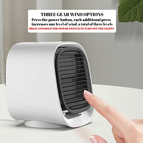 HJINGBIN Ice Cold Air Conditioner, 3-Speed Wind Speed 4 in 1 Home Aircon, Portable and Durable Air Cooler Bedroom for Home Bedroom Office Desktop | The Storepaperoomates Retail Market - Fast Affordable Shopping