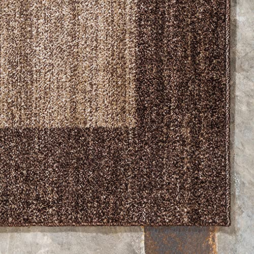 Unique Loom Del Mar Collection Area Rug-Transitional Inspired with Modern Contemporary Design, 8′ 0 x 11′ 4 Rectangular, Light Brown/Beige | The Storepaperoomates Retail Market - Fast Affordable Shopping