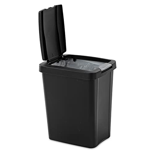 Sterilite 10439004 Wastebasket, 7.5 Gallon, Black | The Storepaperoomates Retail Market - Fast Affordable Shopping