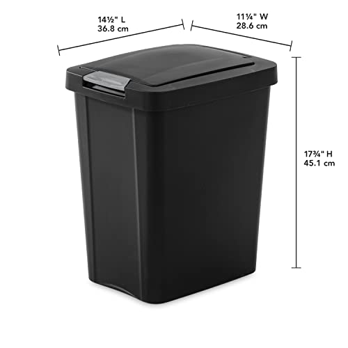 Sterilite 10439004 Wastebasket, 7.5 Gallon, Black | The Storepaperoomates Retail Market - Fast Affordable Shopping