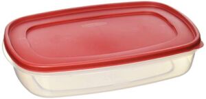 Rubbermaid 687965439399 Plastic Easy Find Lid Food Storage Container, 1.5 Gal, 1777163 Set of 2