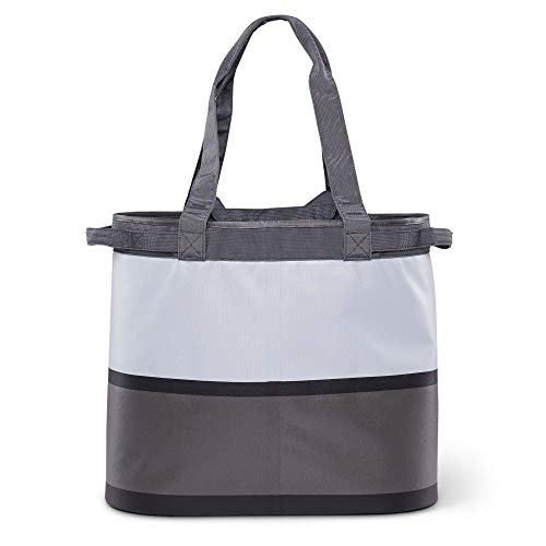 Igloo Reactor Portable 56-Can & Wine Bottle Soft Sided Insulated Leakproof Water Resistant Cinch Cooler-Tote Bag with Bottle Opener for Hiking, Camping, Fishing, & Picnic, Gray Asphalt | The Storepaperoomates Retail Market - Fast Affordable Shopping
