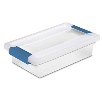 Sterilite 19618606 Small Clip Clear Storage Box With Latched Lid – 11″L x 6-5/8″W x 2-3/4″H – Lot of 6 | The Storepaperoomates Retail Market - Fast Affordable Shopping