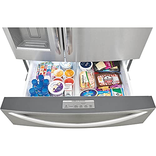 Frigidaire FG4H2272UF 36″ Gallery Series Counter Depth French Door Refrigerator with 21.8 cu. ft. Total Capacity, in Stainless Steel | The Storepaperoomates Retail Market - Fast Affordable Shopping