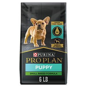Purina Pro Plan High Protein Small Breed Puppy Food DHA Chicken & Rice Formula – 6 lb. Bag