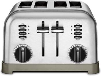 Cuisinart CPT-180P1 Metal Classic 4-Slice Toaster, Brushed Stainless | The Storepaperoomates Retail Market - Fast Affordable Shopping