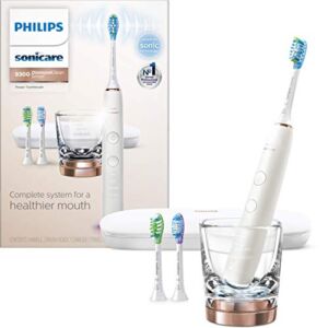 Philips Sonicare DiamondClean Smart 9300 Rechargeable Electric Power Toothbrush, Rose Gold, HX9903/61