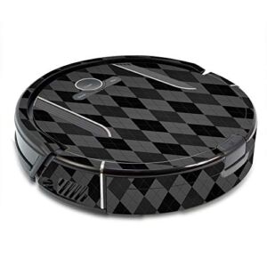 MightySkins Skin Compatible with Shark Ion Robot R85 Vacuum – Black Argyle | Protective, Durable, and Unique Vinyl Decal wrap Cover | Easy to Apply, Remove, and Change Styles | Made in The USA