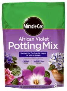 Miracle Gro 72678430 8 Qt African Violet Potting Mix 0.21-0.11-0.16