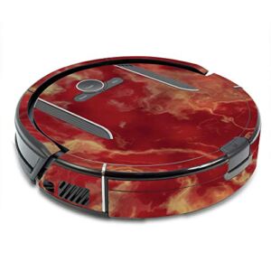 MightySkins Skin Compatible with Shark Ion Robot R85 Vacuum – Crimson Marble | Protective, Durable, and Unique Vinyl Decal wrap Cover | Easy to Apply, Remove, and Change Styles | Made in The USA