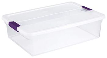 STERILITE 17551706 32-Quart Clear View Latch Box | The Storepaperoomates Retail Market - Fast Affordable Shopping