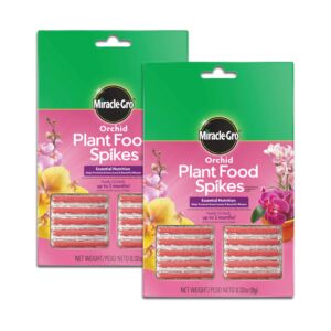 Miracle-Gro Orchid Plant Food Spikes, 2-Pack, 10 Spikes Per Pack