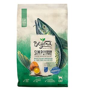 Purina Beyond Grain Free, Natural Dry Cat Food, Simply Grain Free Wild Caught Whitefish & Cage Free Egg Recipe – 11 lb. Bag
