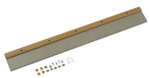 M-D Building Products 49008 M-D Adjustable Thermal Break Door Threshold, 4-9/16 X 1-3/8-1-5/8 in H, 36″ L x 4-9/16″ W x 1-5/8″ H, Satin Nickel
