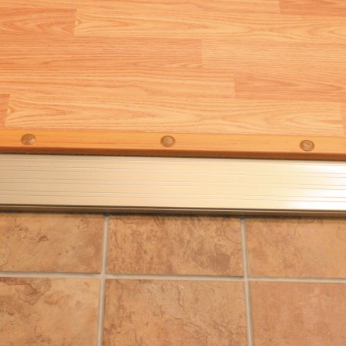 M-D Building Products 49008 M-D Adjustable Thermal Break Door Threshold, 4-9/16 X 1-3/8-1-5/8 in H, 36″ L x 4-9/16″ W x 1-5/8″ H, Satin Nickel | The Storepaperoomates Retail Market - Fast Affordable Shopping